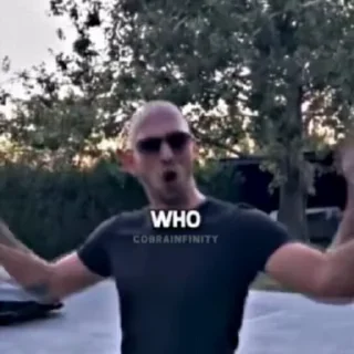 🌟-Andrew Tate by @lbartour, Telegram Sticker