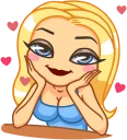 💕-Angel Marie, Telegram Sticker