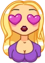 😍-Angel Marie, Telegram Sticker