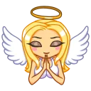 😇-Angel Marie, Telegram Sticker