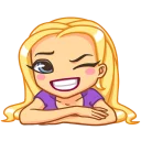 😬-Angel Marie, Telegram Sticker