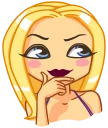 😊-Angel Marie, Telegram Sticker