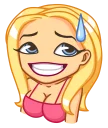 😰-Angel Marie, Telegram Sticker