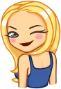 😉-Angel Marie, Telegram Sticker