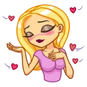 😍-Angel Marie, Telegram Sticker