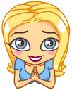 🙏-Angel Marie, Telegram Sticker