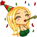 🎉-Angel Marie, Telegram Sticker