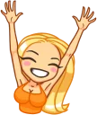 🙆-Angel Marie, Telegram Sticker