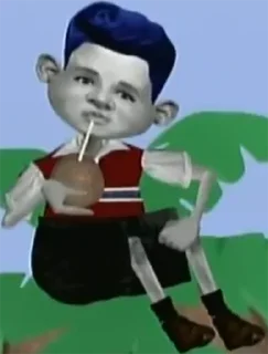 🧐-Angela Anaconda, Telegram Sticker