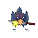 😡-Crow, Telegram Sticker