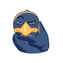 🤔-Crow, Telegram Sticker
