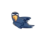 😨-Crow, Telegram Sticker