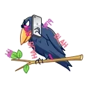 👂-Crow, Telegram Sticker