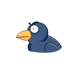 😫-Crow, Telegram Sticker