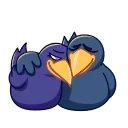 🥰-Crow, Telegram Sticker