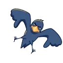 👎-Crow, Telegram Sticker