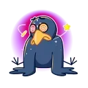 😵‍💫-Crow, Telegram Sticker