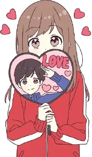 💝-Cute Couple, Telegram Sticker