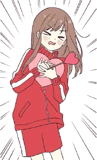 💘-Cute Couple, Telegram Sticker