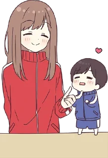 ☺️-Cute Couple, Telegram Sticker