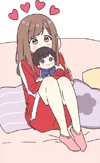 🤗-Cute Couple, Telegram Sticker