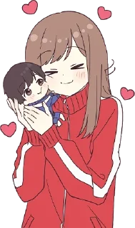 🤗-Cute Couple, Telegram Sticker
