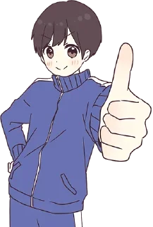 👍-Cute Couple, Telegram Sticker