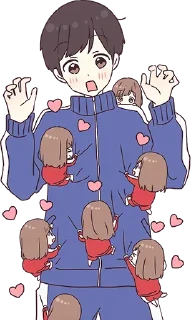 🤗-Cute Couple, Telegram Sticker