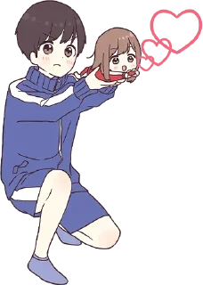 ❤️-Cute Couple, Telegram Sticker