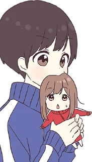 😋-Cute Couple, Telegram Sticker