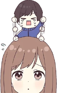 😡-Cute Couple, Telegram Sticker