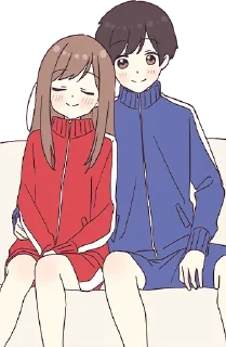 😊-Cute Couple, Telegram Sticker