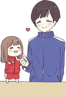 ☺️-Cute Couple, Telegram Sticker