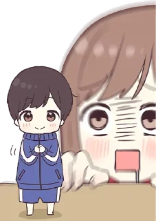 😲-Cute Couple, Telegram Sticker