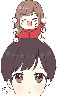 😡-Cute Couple, Telegram Sticker