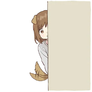 🙈-Cute Girl, Telegram Sticker