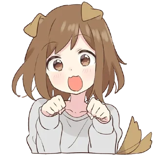 🤴-Cute Girl, Telegram Sticker