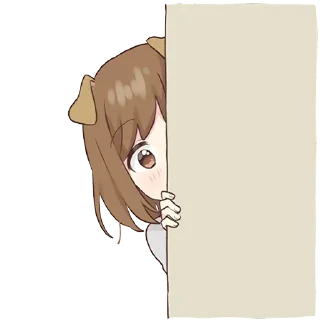🙈-Cute Girl, Telegram Sticker