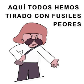🤨-Animados Cubanos by BlackXtreME, Telegram Sticker
