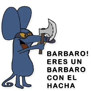 🪓-Animados Cubanos by BlackXtreME, Telegram Sticker