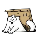 🙂-Simons Cat @IMG2D, Telegram Sticker