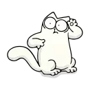 😳-Simons Cat @IMG2D, Telegram Sticker
