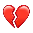 💔-Animated Emoji, Telegram Sticker
