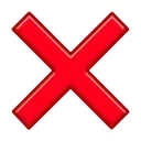 ❌-Animated Emoji, Telegram Sticker