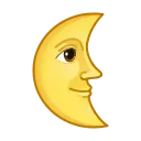 🌜-Animated Emoji, Telegram Sticker