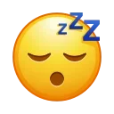 😴-Animated Emoji, Telegram Sticker