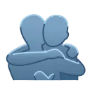 🫂-Animated Emoji, Telegram Sticker