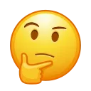 🤔-Animated Emoji, Telegram Sticker