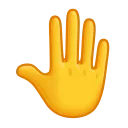 🤚-Animated Emoji, Telegram Sticker