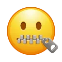 🤐-Animated Emoji, Telegram Sticker
